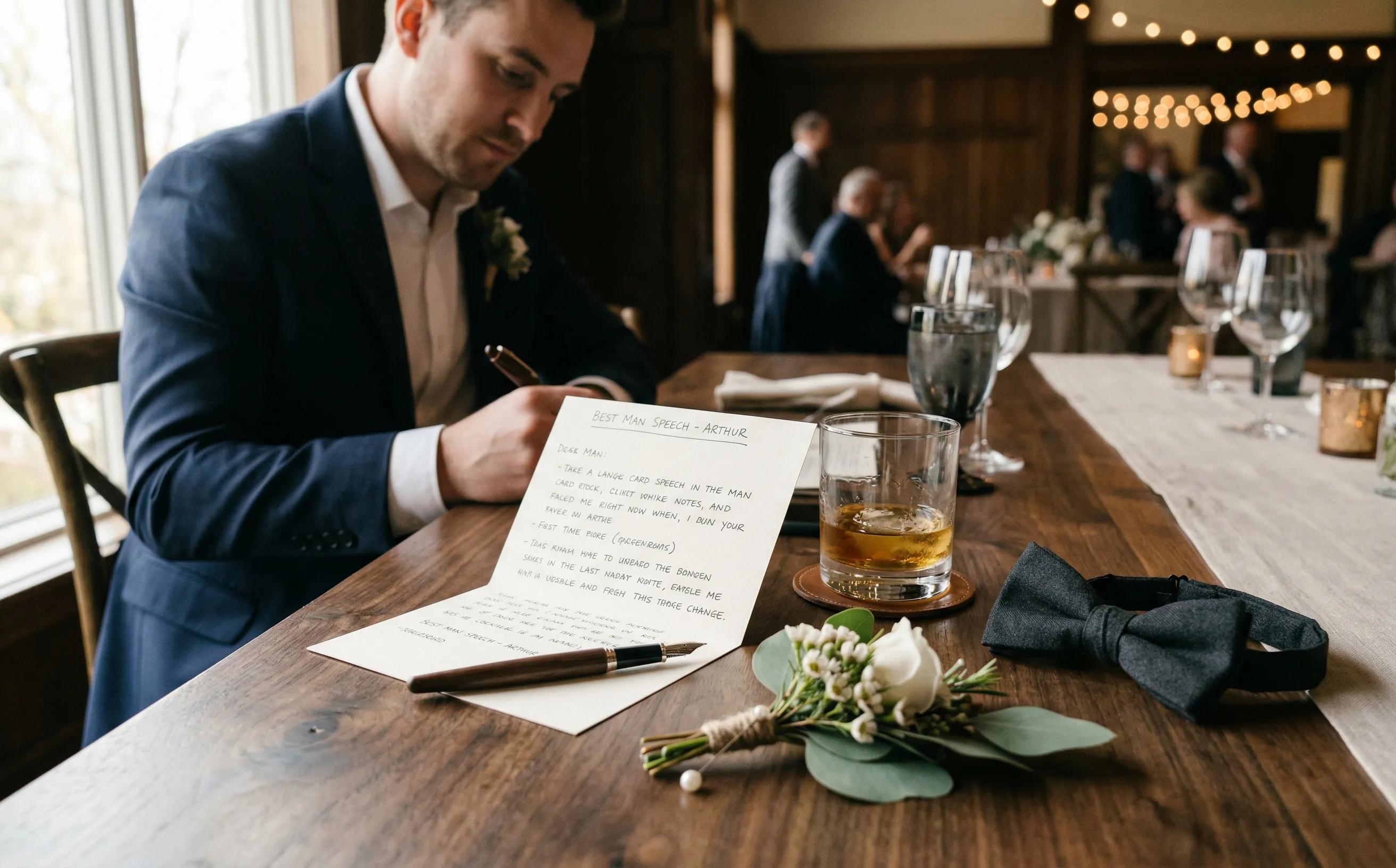 Best Man Speech: How to Write One That Actually Lands